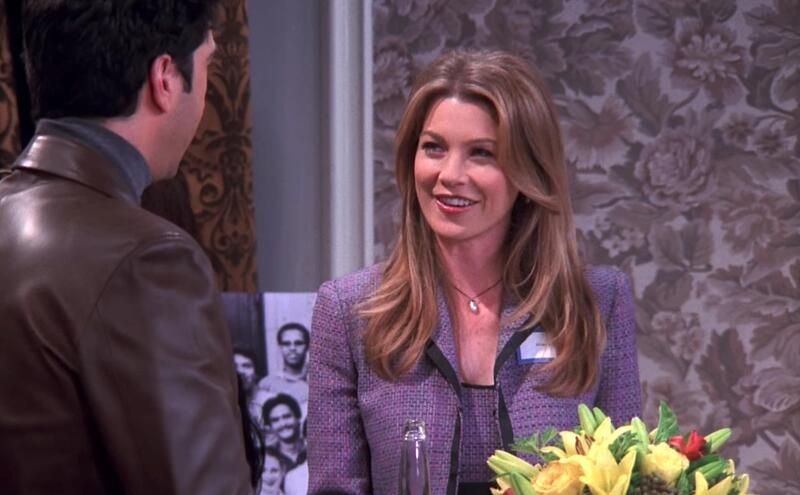 Ellen Pompeo in a still from the American sitcom TV series titled 'Friends' (2004)